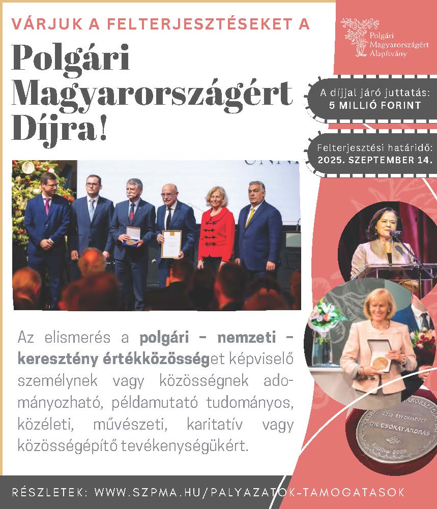 Felhívás PMA Díj