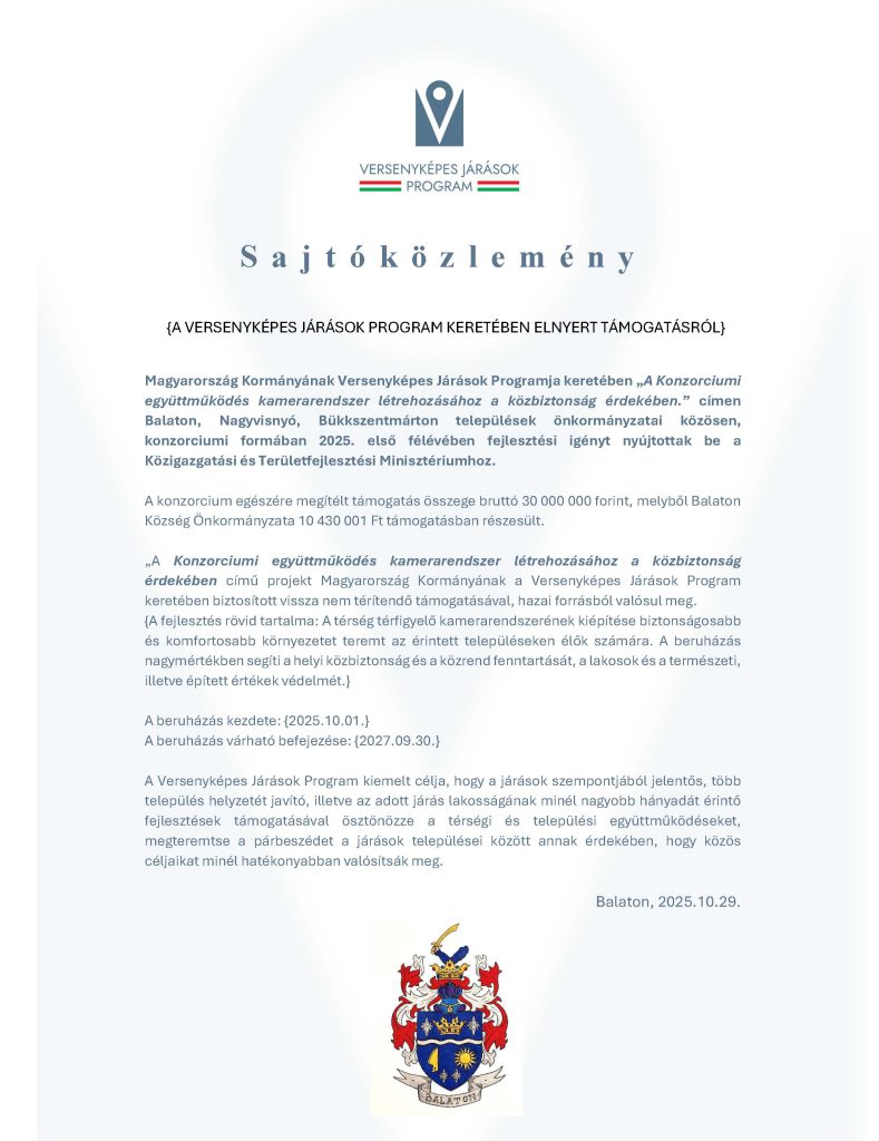 VJP_közlemény kamerarendszer