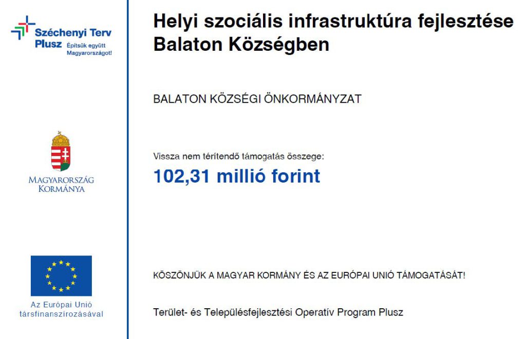 Helyi szociális infrastruktúra fejlesztése